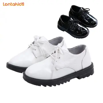 White and black deals formal shoes