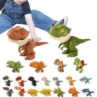 Finger Dino Toys Dinosaur Head Toys Cute Dinosaur Toys Dinosaur Figures Dinosaur Head Puppets Toys Set for Children Boys Girls typical
