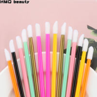 50Pcs แปรงขนตาแบบใช้แล้วทิ้ง Lashes ลิปสติก Micro Brushes Eyelash Extension Supplies Applicator Cleaner Beauty Makeup Tools