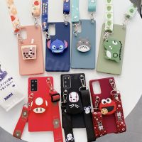 {Taoyitao case} Cartoon Crossbody Lanyard Strap Phone Holder Case For Huawei Nova 5T 8 7 6 SE 5 Pro 7i 5i 3 3i Cover Silicone TPU Cases Funda