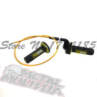 Yellow Throttle line+ Gas Settle+pro girps fit KAYO Apollo Bosuer xmotos Dirt Pit Bike parts