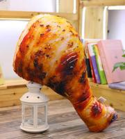 90cm Large Simualation Chicken Leg Pillow Plush Toy Soft Cushion Stuffed Food Doll Decor Delicious Christmas Gift For Children