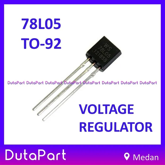 TO-92 78L05, 3-Terminal Positive Voltage Regulator IC Pack Of 5pcs