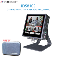 DeviceWell HDS8102 2-CH Portable HD Video Switcher หน้าจอทัชสกีน แถมฟรี Devicewell Case