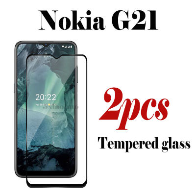 2PCS สำหรับ Nokia G21 G11ฟิล์มกระจกนิรภัย Nokia G300 G50 G20 G10เต็มหน้าจอฟิล์มกระจกนิรภัย