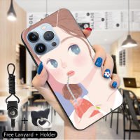 Volans เคสเคสสำหรับ Apple iPhone 15 Pro Max 15 15 Pro แหวนใส่นิ้วสาวน่ารักดื่มเคสโทรศัพท์มีลายเครื่องดื่มดีไซน์สำหรับสาวสวยเคสโทรศัพท์ป้องกัน TPU ซิลิโคนนิ่มกันกระแทกฝาครอบด้านหลัง