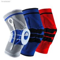 ۩○ Silicone Spring Full Knee Brace Strap Patella Medial Support Strong Meniscus Compression Protection Sport Pads Running Basket