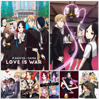 2Pcs Kaguya-Sama: Love Is War 40X60ซม. (16X24นิ้ว) โปสเตอร์การ์ตูนห้องนอนห้องนั่งเล่นภาพวาด