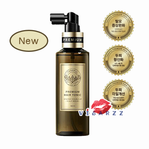 กล่องทอง (ขายส่ง 325.) Terapic Premium Hair Tonic Synergy Double Up