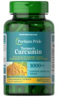 ?? ของแท้ พร้อมส่ง ขมิ้นชัน Puritans Pride Turmeric Curcumin1000 mg 60 แคปซูล