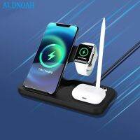 ZZOOI Wireless Charger Stand 4 in 1  20W Fast Charging Dock Station for Apple Watch iWatch 6 SE 5 4 AirPods Pro iPhone 12 11 XS XR 8