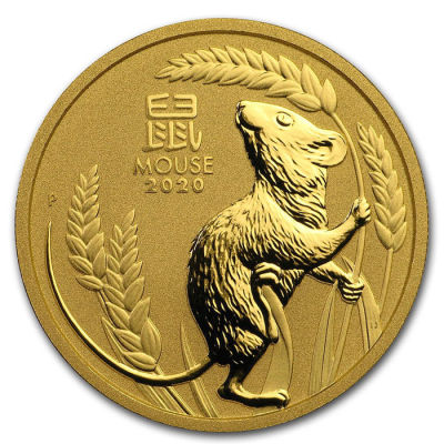 Year Of Mouse Australia 1Oz Silver Gold Coin 2020 Commemorative Gold Silver Plated Coins Drop Shipping Gifts