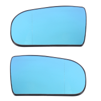 1 Pair Car Rearview Mirror Glass Heated with Backing Plate for Mercedes Benz W210 E200 E230 E260 E280 1999-2001