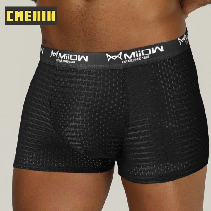 cmenin-miiow-1pcs-แห้งเร็วยอดนิยมเซ็กซี่ชายชุดชั้นในชายนักมวยกางเกง-comfort-กางเกงไนลอนกางเกงในชาย-bxoers-กางเกงขาสั้นภายใต้สวมใส่-mw808