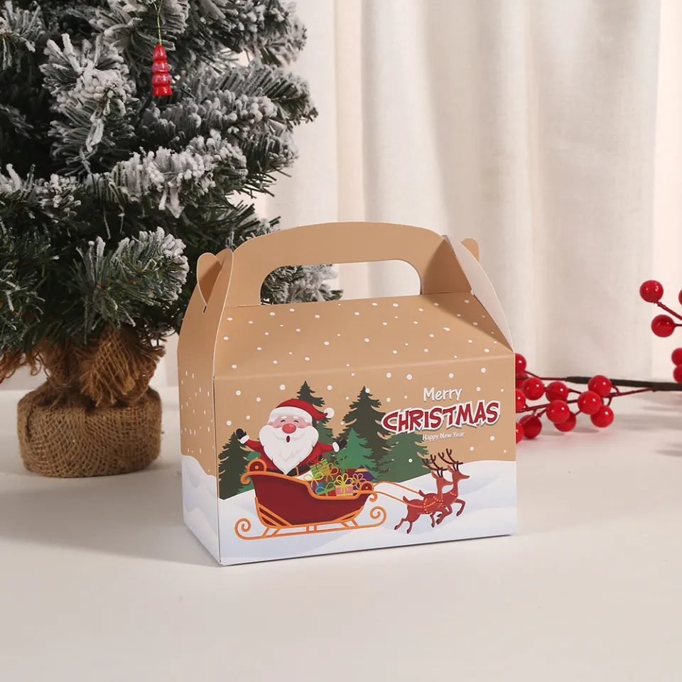 Christmas Cake Box Festive Yule Xmas Box 6, 8, 10 Inch Boxes, Log Box | eBay