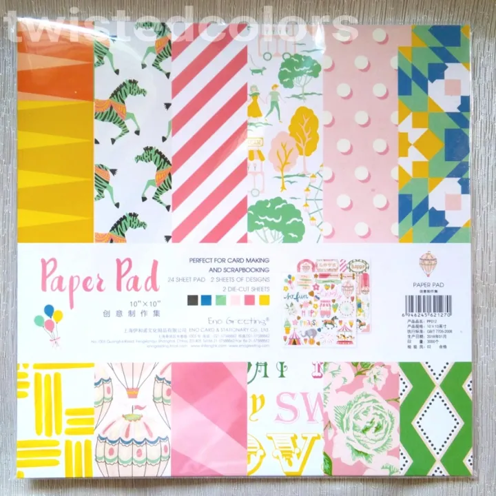 PAPER PAD CARDSTOCK 10X10 Lazada PH