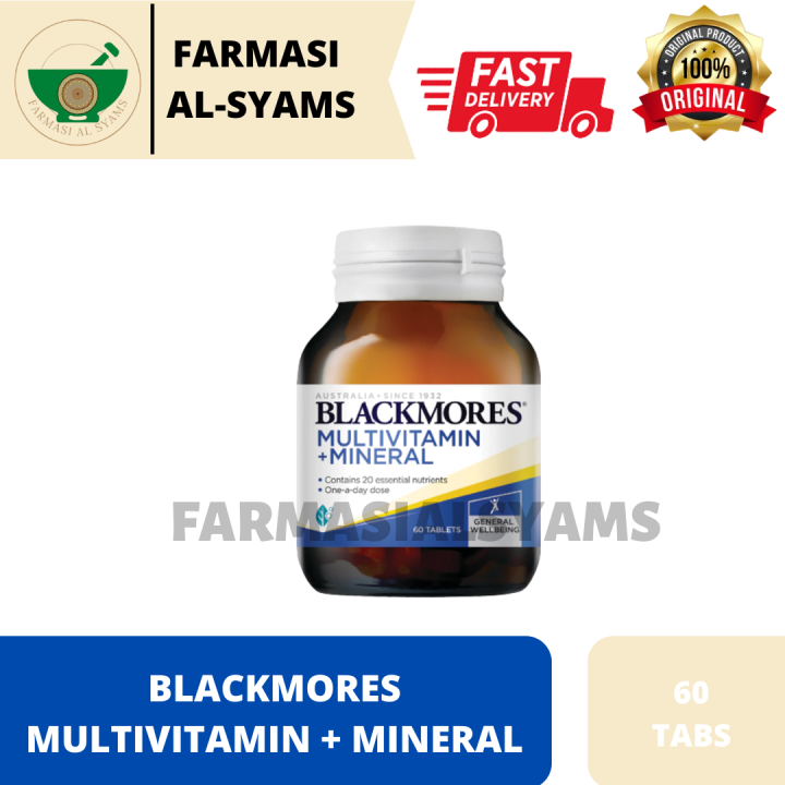 BLACKMORES MULTIVITAMIN + MINERAL 60 TABLETS | Lazada