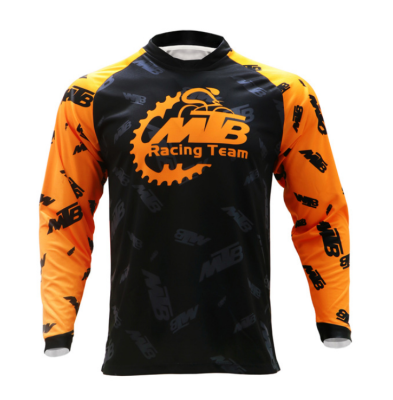 Wulitato MTB Moisture Wicking Mountain Bike Team Shirt Race LongT-Shirt For Men