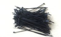 Computer Network Wire Cord Wrap Cable Fixed Zip Tie Black 2.5x120mm 100pcs