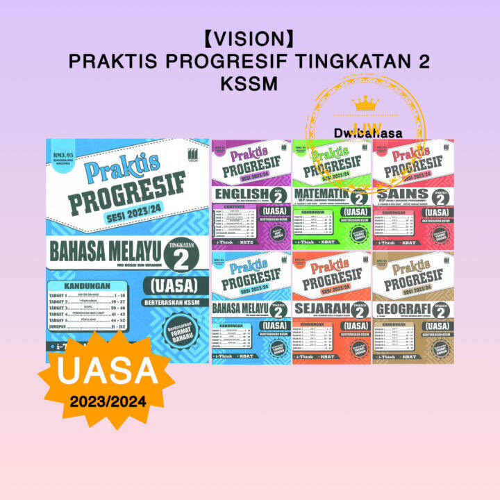 【JJW】(Vision)Praktis Progresif Tingkatan 2 UASA KSSM 2023/2024 ...