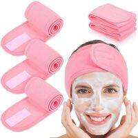 【cw】 TowelBand Spa FaceMakeup SweatWrap Non-slip Stretchable Washable Headband Hair Band forHairbands ！