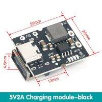 Type-C/ไมโคร USB 5V 1A 2A บูสต์คอนเวอร์เตอร์ Step-Up โมดูลพลังงานอุปกรณ์แบตสำรองมือถือที่มีชุดสัญญาณไฟ LED ป้องกัน