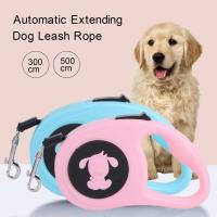 Long 3/5M Pet Leash Large Dog Dog Leash Automatic Retractable Durable Nylon Extending Puppy Small Pet Traction Rope Lead Belt