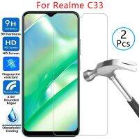 tempered glass case for realme c33 cover on realmec33 c 33 33c phone coque bag realmi realmic33 reame relme ralme real me realmy Electrical Connectors