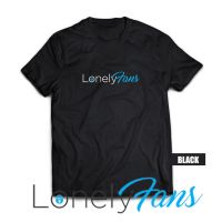 สปอตสินค้า LONELY FANS T-SHIRT (PARODY) เสื้อยืดคอกลมผ้าฝ้าย