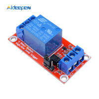 1 ช่องโมดูลรีเลย์ DC 5V 9V 12V 24V และต่ำระดับรีเลย์รีเลย์ควบคุม OPTOCOUPLER สีแดง-HGJHJ STORE