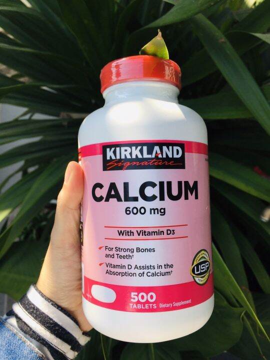 Kirkland Signature Calcium 600 mg. with Vitamin D3 500 tablets Lazada