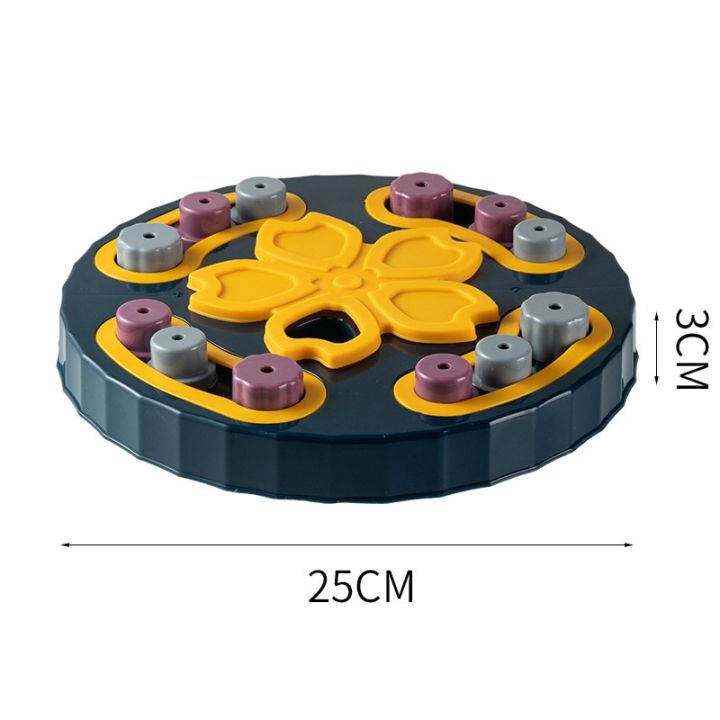 ของเล่นชามกันลื่นเครื่องจ่ายอาหารปริศนาแบบโต้ตอบสุนัขเครื่องให้อาหารแบบช้าการกินสัตว์เลี้ยงสุนัขแมวการฝึกสัตว์เลี้ยงอย่างช้าๆอุปกรณ์สัตว์เลี้ยง2023-yy-ร้านค้า