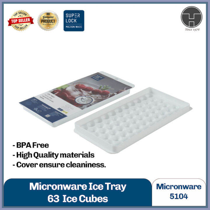 [TeoHin] Micronware Ice Tray Grid Spherical Round Ice Ball Plate Jelly ...