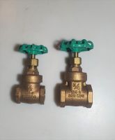 TOYO ประตูน้ำ ทองเหลือง 1/2 นิ้ว Brass gate valve Type 125S จำนวน 1 ตัว