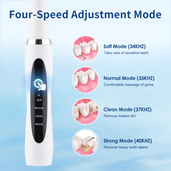 Hailicare máy cạo vôi răng siêu âm di động gia dụng máy làm trắng răng máy - ảnh sản phẩm 2