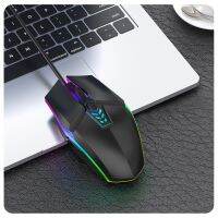 【Bestseller】 เมาส์สำหรับเล่นเกมส์สายอาชีพตามหลักสรีรศาสตร์6ปุ่มเงียบคลิก1600 DPI LED Mouse Komputer USB 1.2เมตรสำหรับพีซี