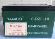 Ắc quy xe đạp điện Yamato 6-DZF-14, 6-DPB-14 12V - 14Ah
