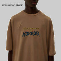 (The Simpsons) Hollywood studio  เสื้อยืดสีน้ำตาล (ของแท้ 100% ชอปไทย) คอลเลคชั่น Simpson เท่มาก โอเวอร์ไซส์ ใส่ได้ทั้งผู้หญิงและผู้ชาย