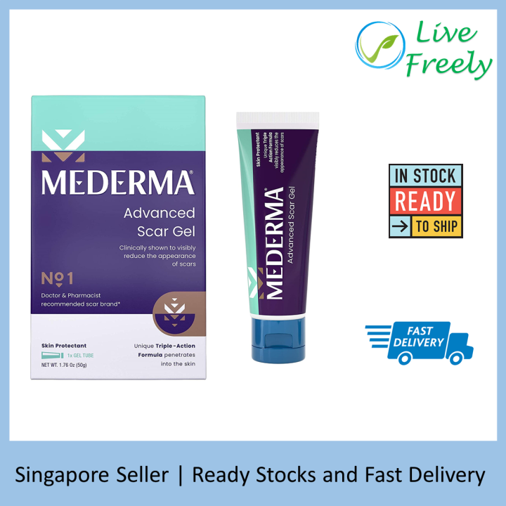 [20g/50g] Mederma Advanced Skin Care Scar Healing Gel for Acne, Surgery, Burn Scars Lazada
