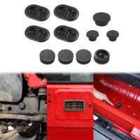 Car Chassis Floor Drain Plugs Tailgate Door Hole Waterproof Plug for Jeep Wrangler JK JKU Rubicon Spors 2007-2017 Accessories