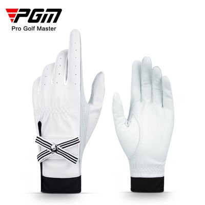 PGM Golf Gloves Ladies Leather Lambskin Velcro Non-slip Sports Manufactor Wholesale golf