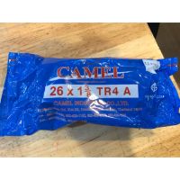 ยางใน จักรยาน camel 26 x1 3/8หัวใหญ่ (ห่อน้ำเงิน)