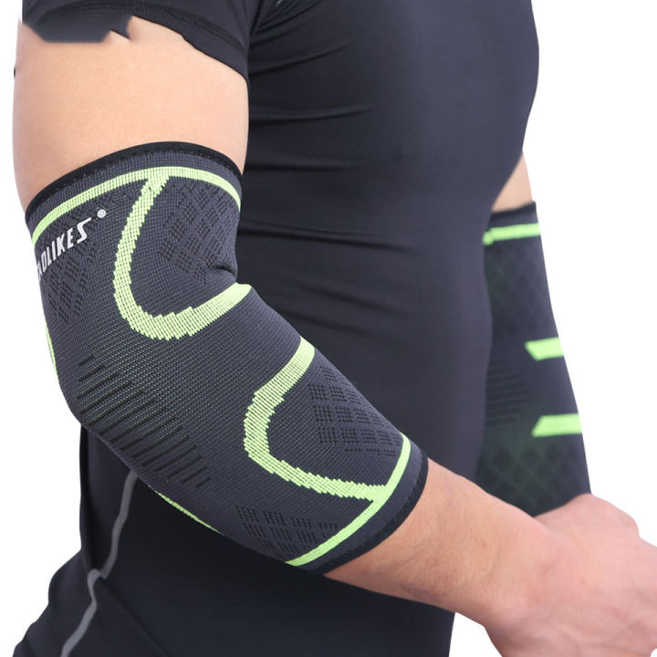 1pcs-breathable-elbow-support-basketball-football-sports-safety-volleyball-elbow-pad-elastic-elbow-supporter