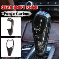 For BMW F30 F10 F15 F07 F20 F21 F22 F32 F34 F35 3GT 5GT Real Carbon Fiber Car Gear Shift Panel Frame Gear Knob Cover Head Trim