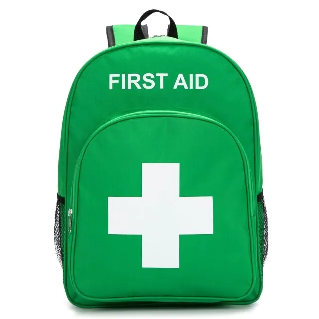 4 First Aid Backpack Empty Medical First Aid Bag Treatment First