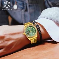 Log light luxury niche watch authentic designer man male male Swiss mens watch brand quartz watch mens green --nb230711❄☒