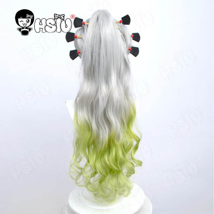 daki-cosplay-wig-anime-demon-slayer-cosplay-hsiu-fiber-synthetic-wig-silver-gradient-turquoise-long-hair-free-wig-cap