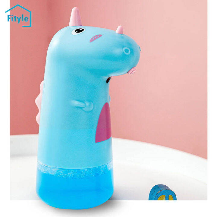 Fityle Auto Soap Dispenser Giraffe Cartoon Touchless Battery Operated Electric Kids Automatic