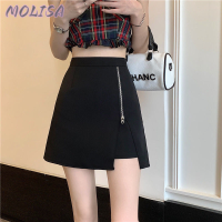 Molisa Fashion กระโปรง กระโปรงยีนส์ กระโปรงทรงเอ ทันสมัย สไตล์ น่ารัก ทันสมัย A93M0YG 41Z231009