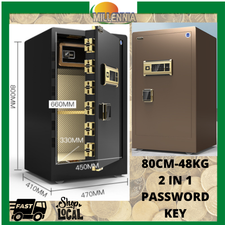 🔥Ready stock🔥 DAYI 80CM 2 in 1 Heavy Duty AntiTheft Electronic Storage